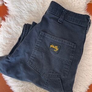 Stan Ray Washed Black Painter Pants